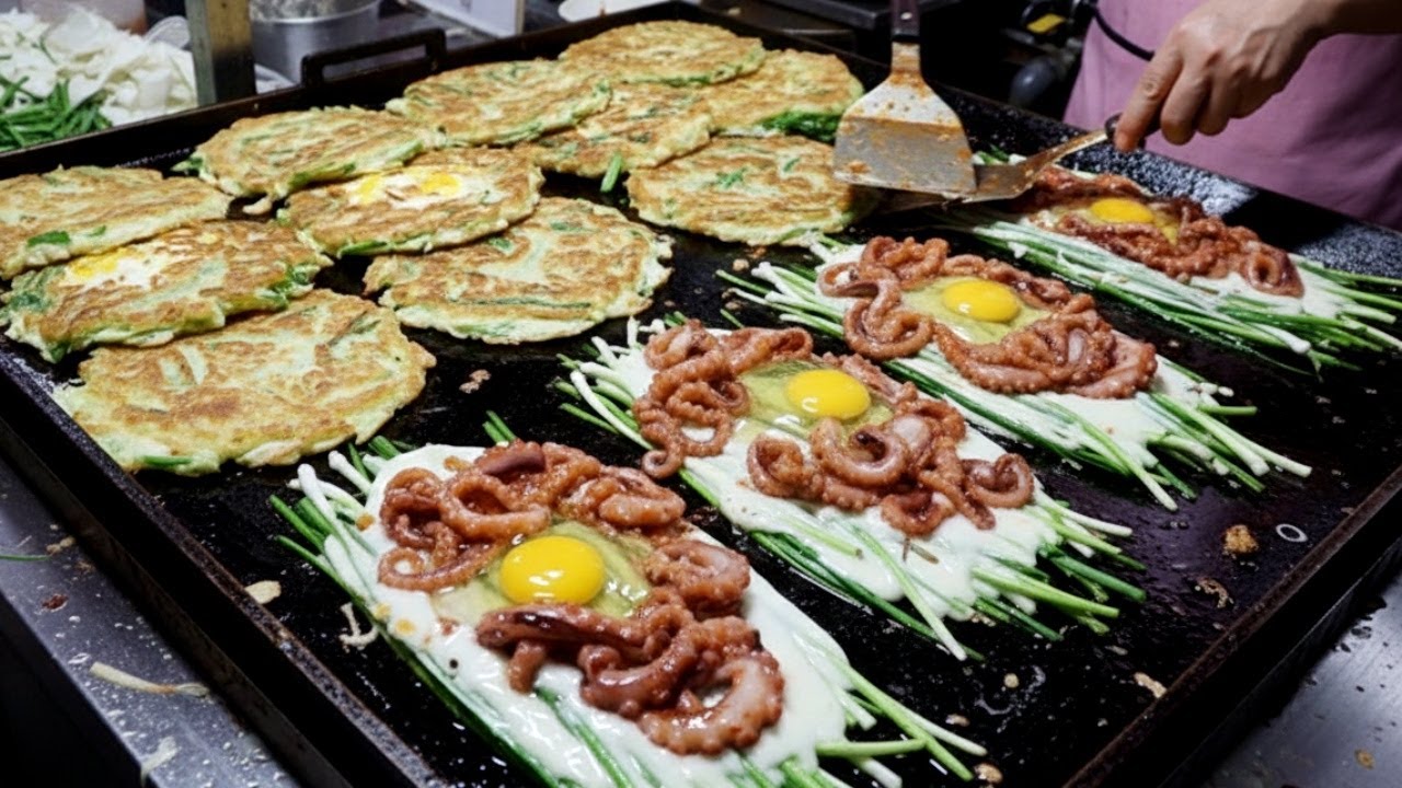 여기가 바로 그 집?! 부산 전설의 할머니 파전 Korean street food