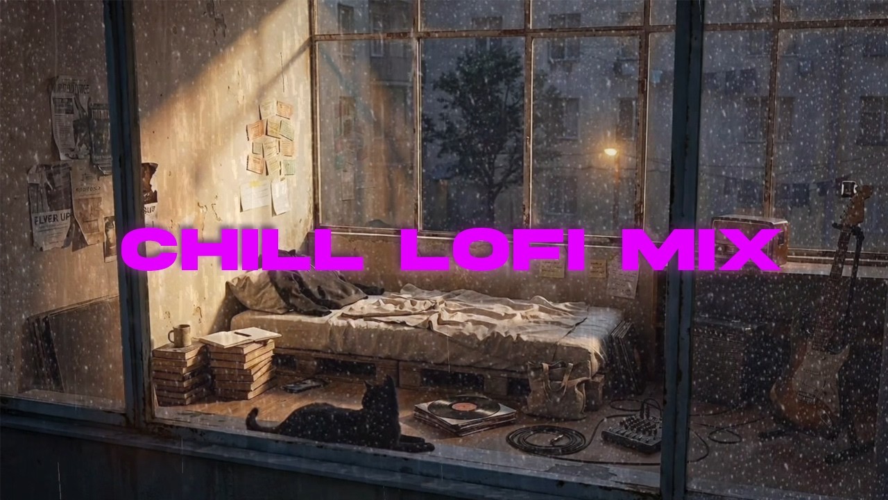 Rainy Bedroom Relax Lofi | Cozy Chill Beats for Study, Focus & Sleep