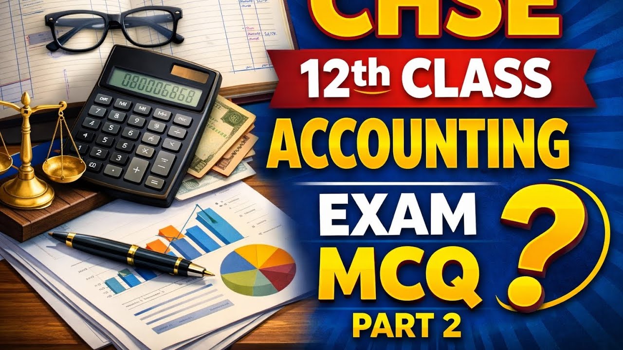 12th Accounting MCQ Part 2 💯 | CHSE Board Exam 2026 Important Questions