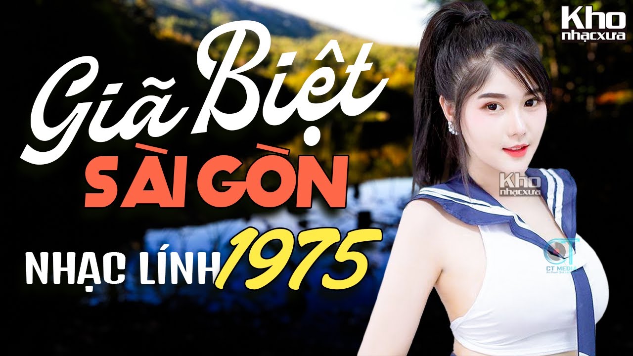 Giã Biệt Sài Gòn - Trường Lê | Nhạc Lính Xưa Thời Chiến 1975 Không Quảng Cáo Hay Nhất