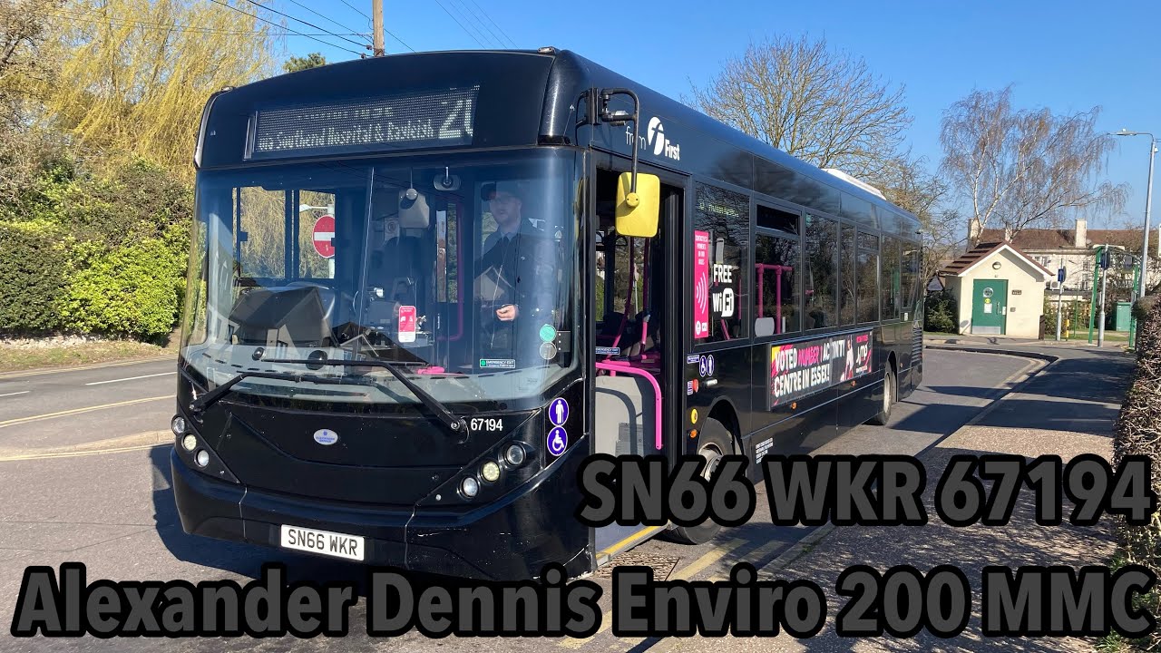 First Essex (Hadleigh) Alexander Dennis Enviro 200 MMC SN66 WKR 67194 - Route 20