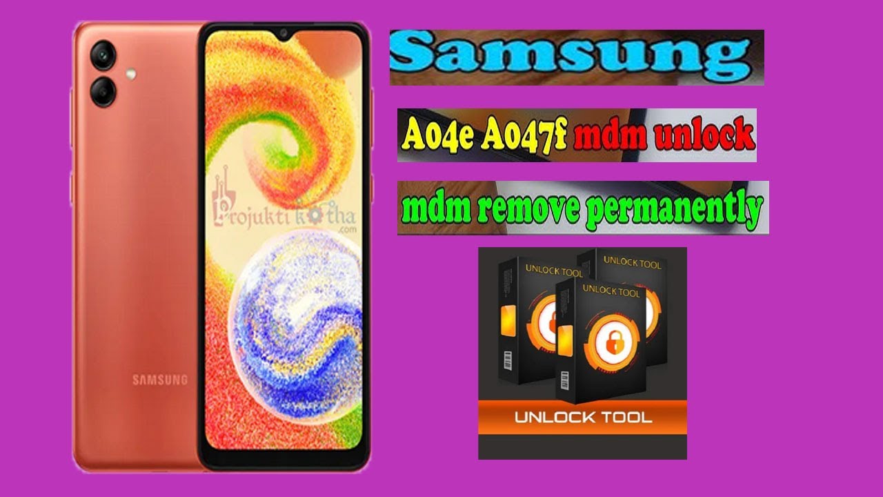 Samsung A04E A042F KG MDM REMOVE PERMANENT U1-U4 Write RPMB Unlocktool