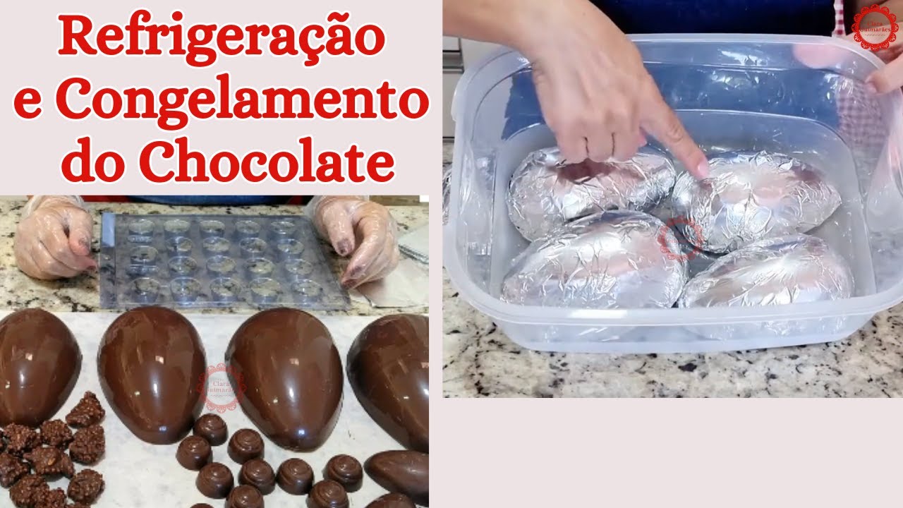 COMO ARMAZENAR CASCAS DE CHOCOLATE NA GELADEIRA OU NO FREEZER POR ATÉ 6 MESES DE FORMA SEGURA!
