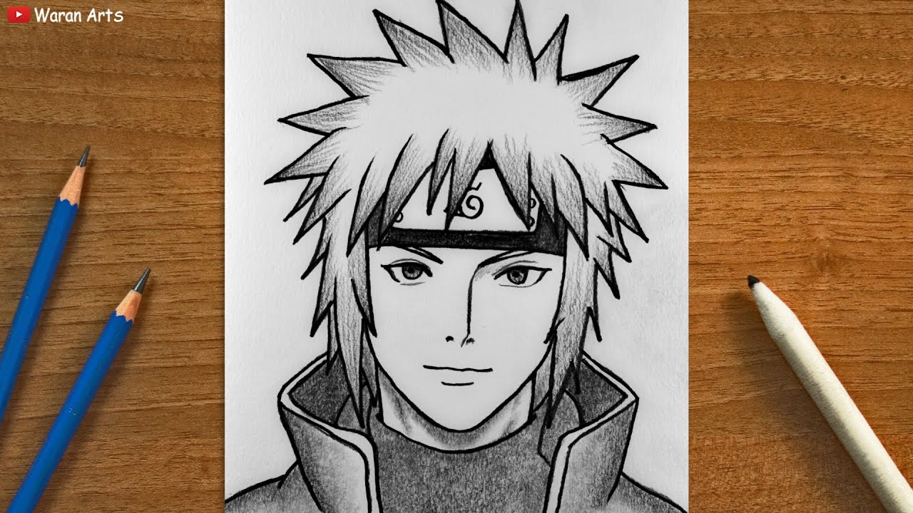 How to Draw Minato Namikaze || Naruto Drawing Tutorial || Easy Anime Drawing for Beginners