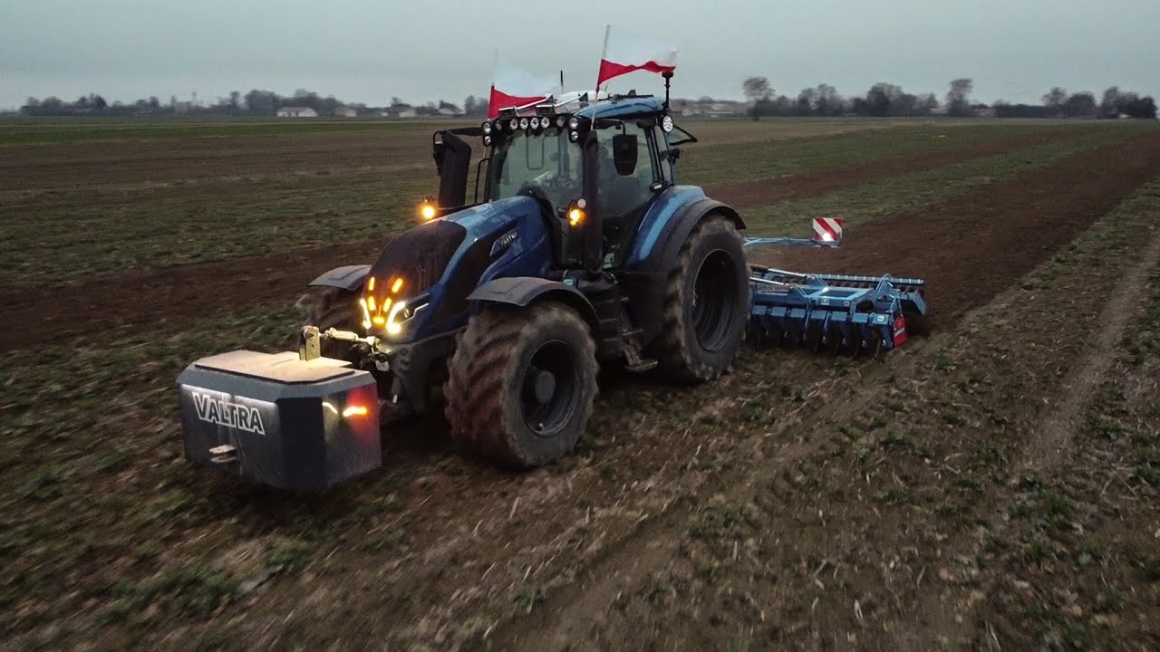 Jedyna Taka VALTRA w Polsce/Nocne Talerzowanie na GPS'ie/NOWY NABYTEK/GR BURDACH. AGROLIFT
