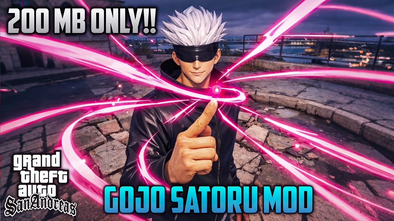 Gojo Satoru Modpack for GTA SA Android - Support All Devices
