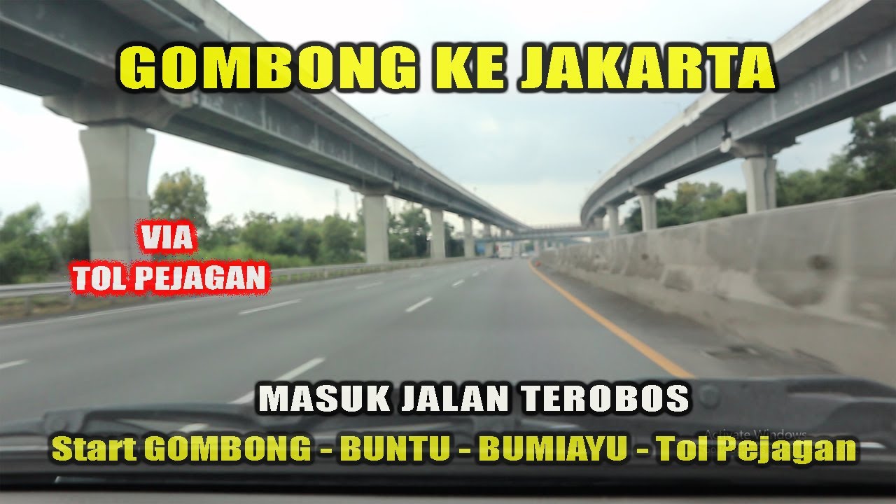 Gombong Ke Jakarta | Jalur Terobos, Jalan Pansela