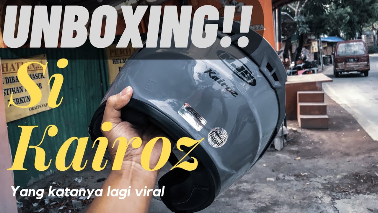 UNBOXING Helm NJS Kairoz | Helm yang viral dan goib 