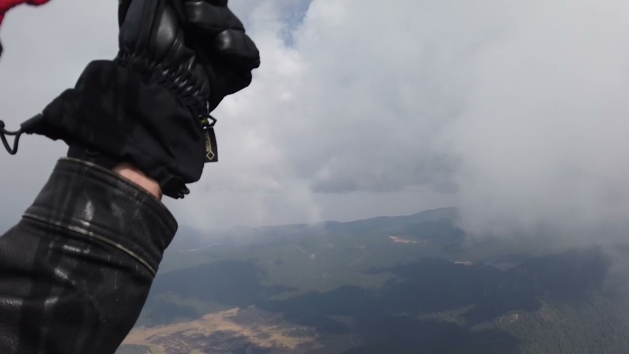 Paragliding from El Penon headed to Toluca.
