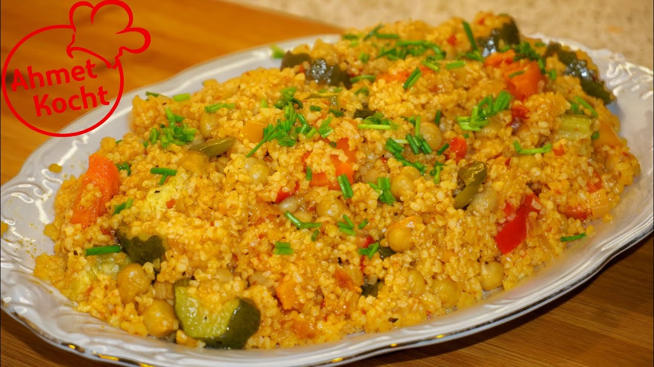 Bulgur mit Gemüse | Ahmet Kocht | türkisch kochen | Folge 505