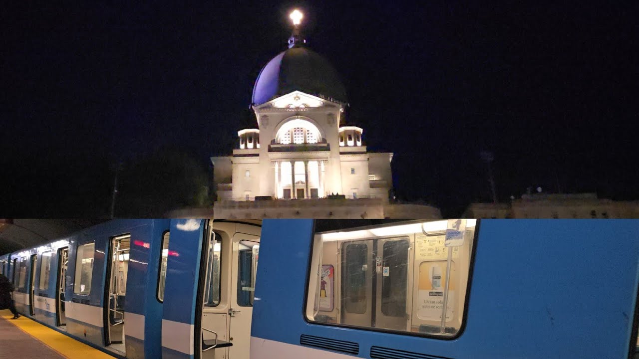 Walk + metro ride 🌌 Walk from Saint Joseph's Oratory to Côte-des-Neiges station - then a metro ride