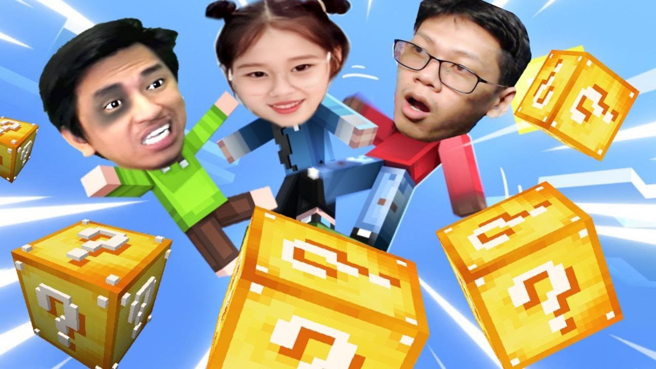 One Block ប៉ុន្តែ  Lucky Block សើចចុកពោះ !!! 🤣