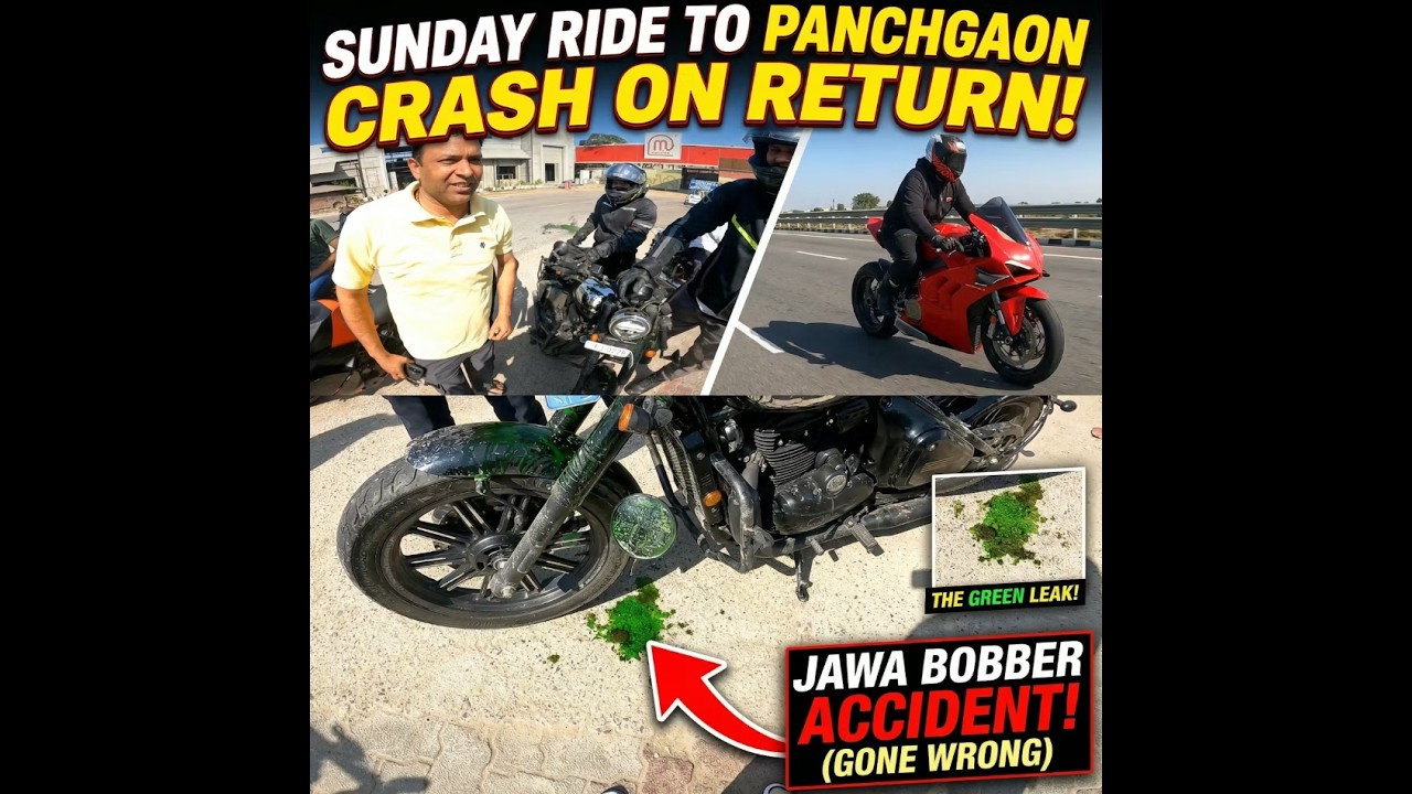 Sunday Ride to Panchgaon | Unexpected Accident on the Way Back 😮🏍️