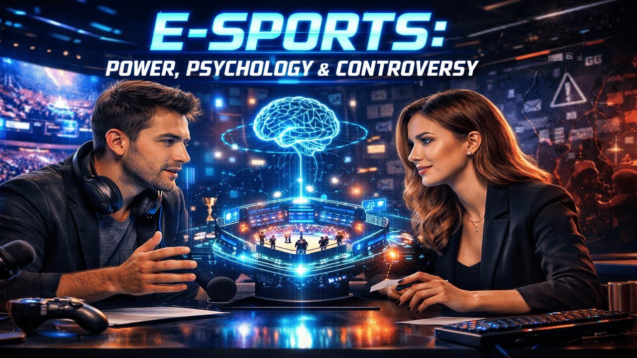 E-Sports: From Arcades to Global Power — Psychology, Culture & Controversy