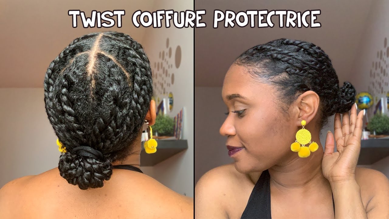 IDÉE COIFFURE : DES TWISTS COMME COIFFURE PROTECTRICE