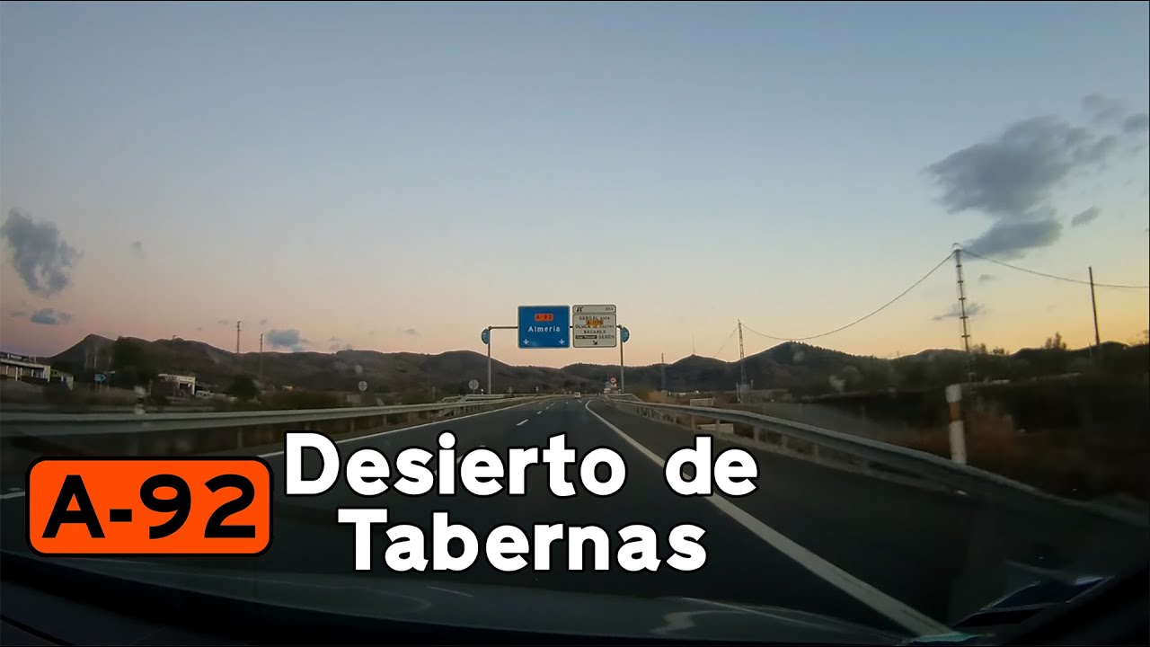 Autovía A-92: Desierto de Tabernas