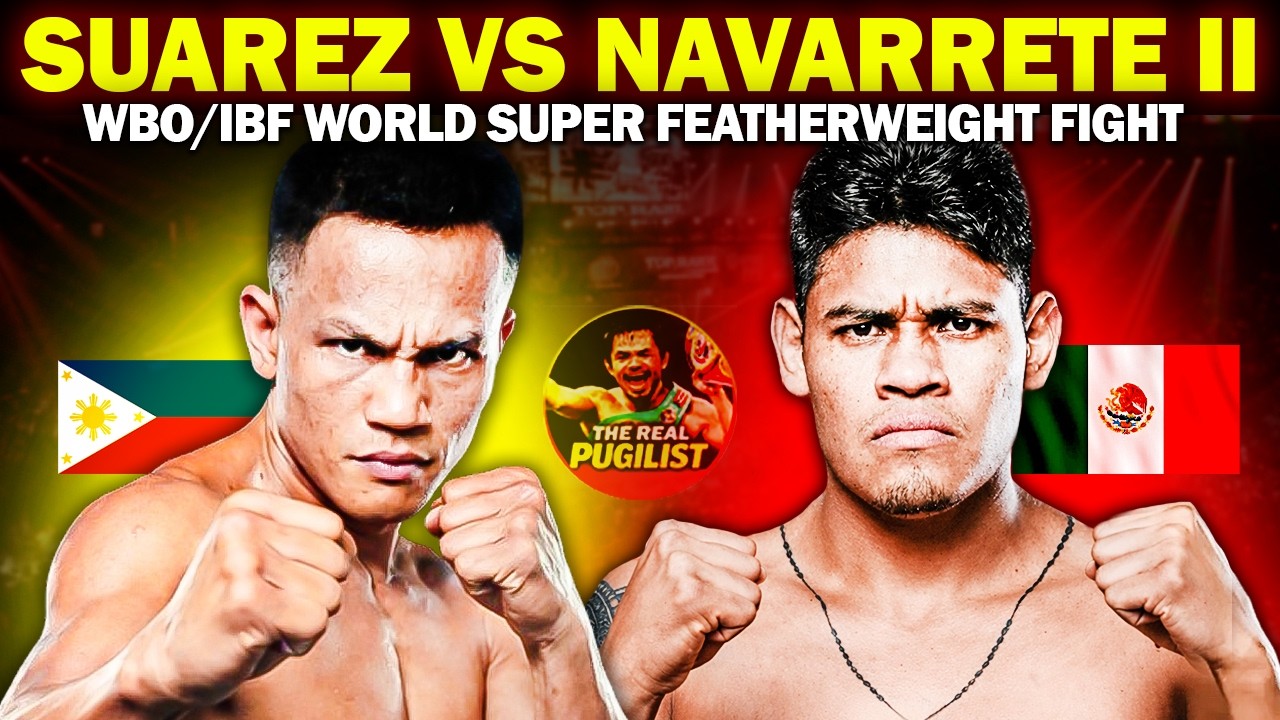 🔴BREAKING! PINOY CHARLY SUAREZ VS EMMANUEL NAVARRETE II REMATCH latest boxing fights 2026