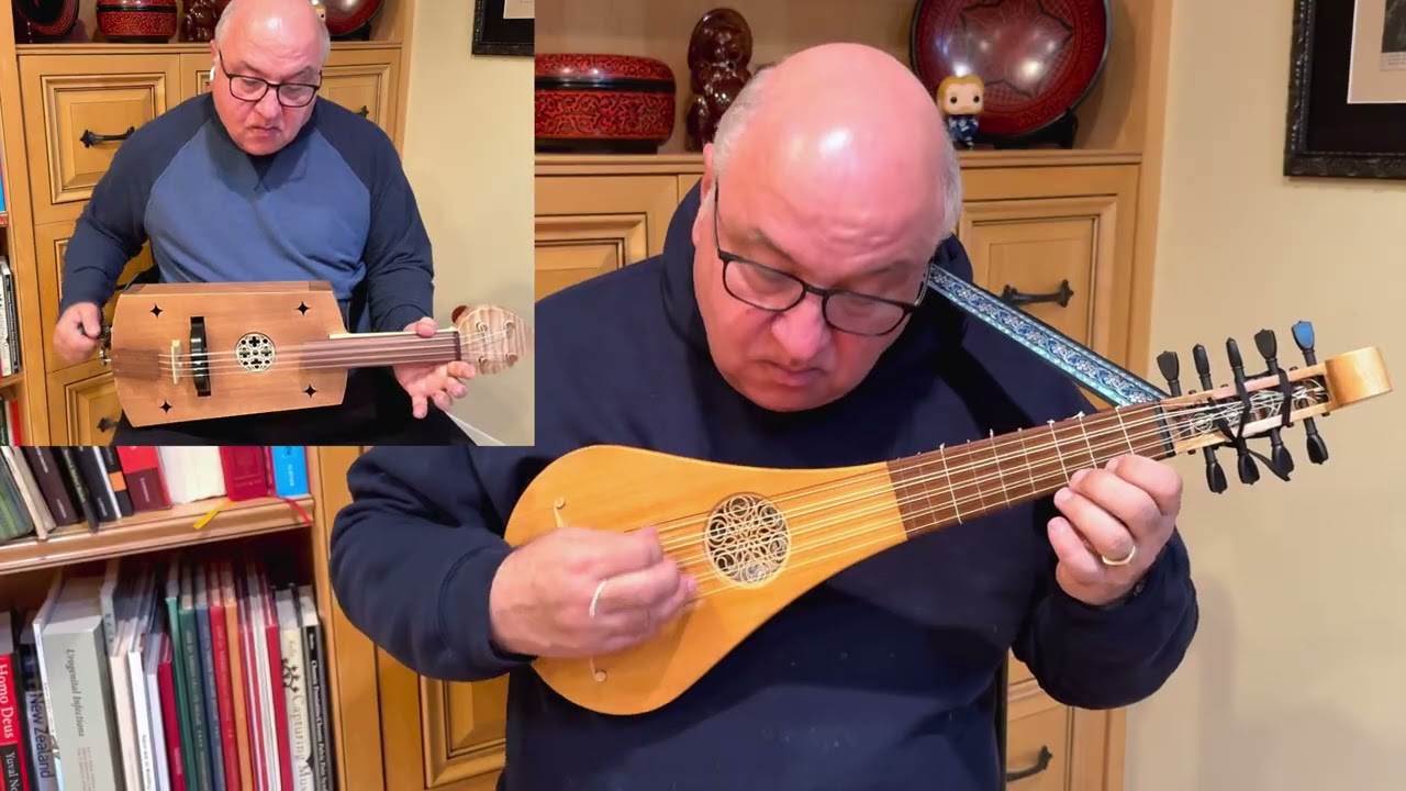 Ma Viele, a 13th Century Trouvère Song by de Coinci, Played on Medieval Gittern and Vihuela de Rueda