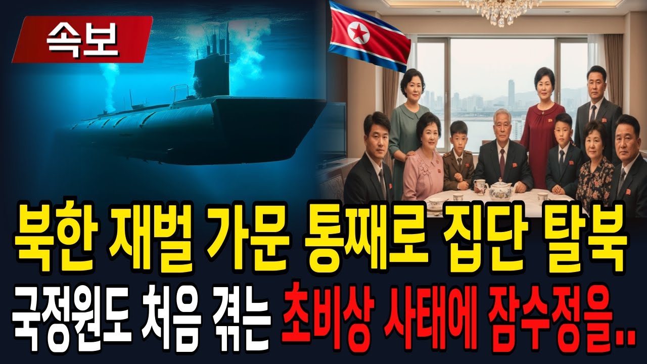 [긴급속보] 북한 재벌 가문 집단 탈북, 잠수정이 움직인 그날 새벽 국정원 비상 | 노후사연 | 오디오북