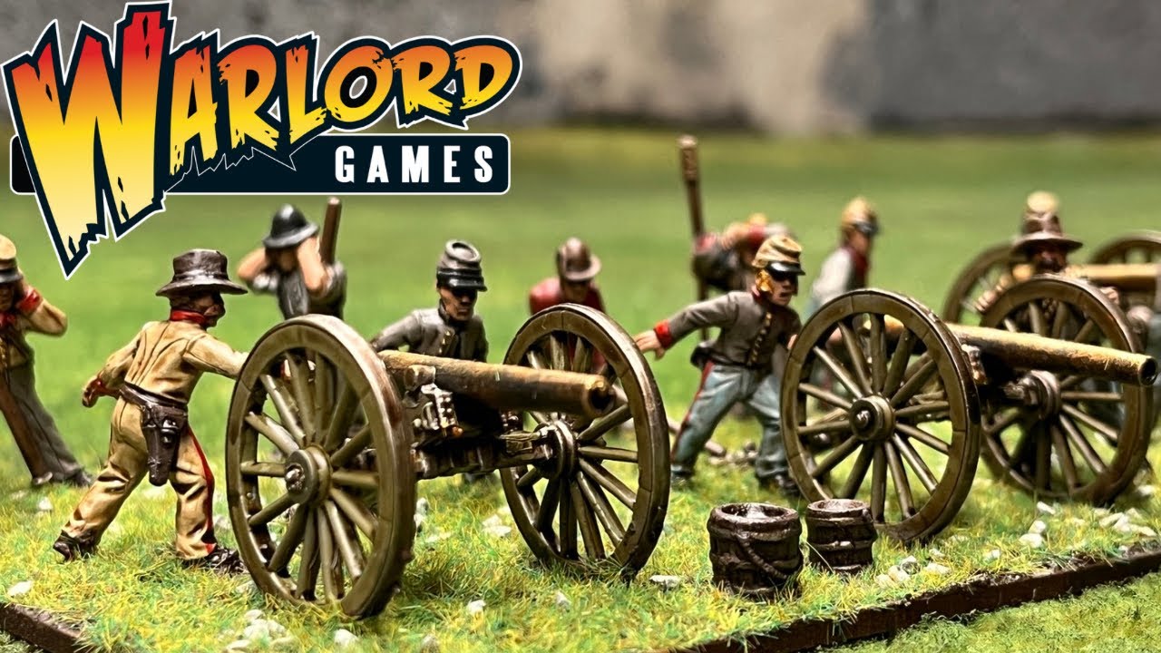 Warlord Games ACW Artillery Battery Completed!