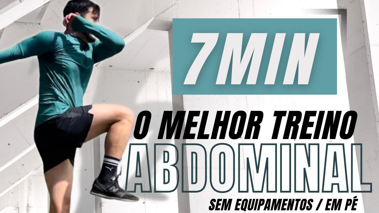 Treino HIIT ABDOMINAL em P&Eacute; | 7 minutos para SECAR e DEFINIR | INICIANTES