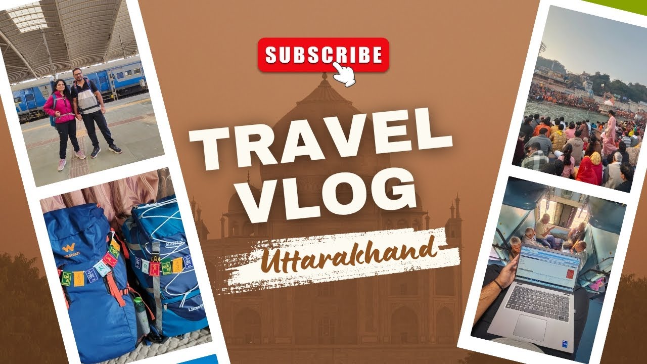 Haridwar Travel Vlog | Train Journey | Ganga Aarti Har ki Pauri 🚩