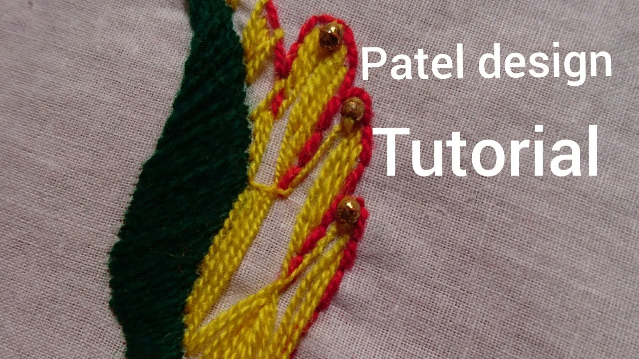 Beautiful petal design easy hand embroidery Tutorial