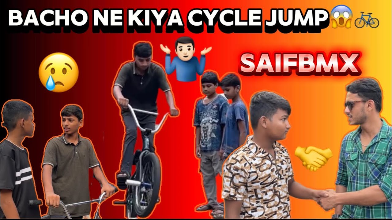Ye Bache Log Nahi Jante main kon hu😌 | Saif Bmx Rider | Cycle Content creator | YouTube Video | 