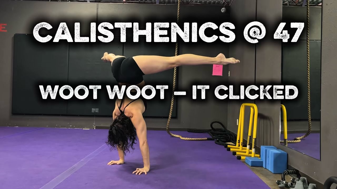Handstands & Presses Day 🤸‍♀️ Shoulder Alignment FINALLY Clicked! Calisthenics Journey at 47.
