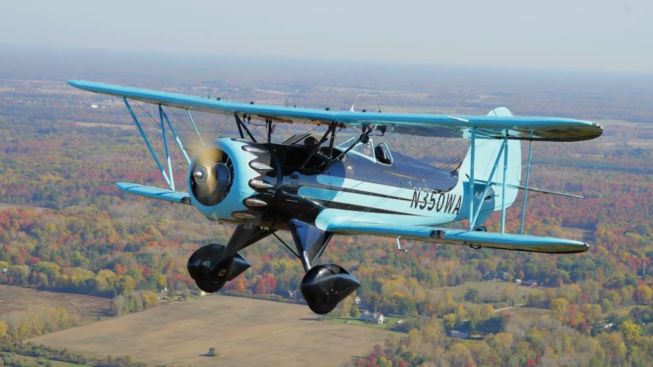 WACO YMF-5 2025 Biplane, Iconic Aircraft
