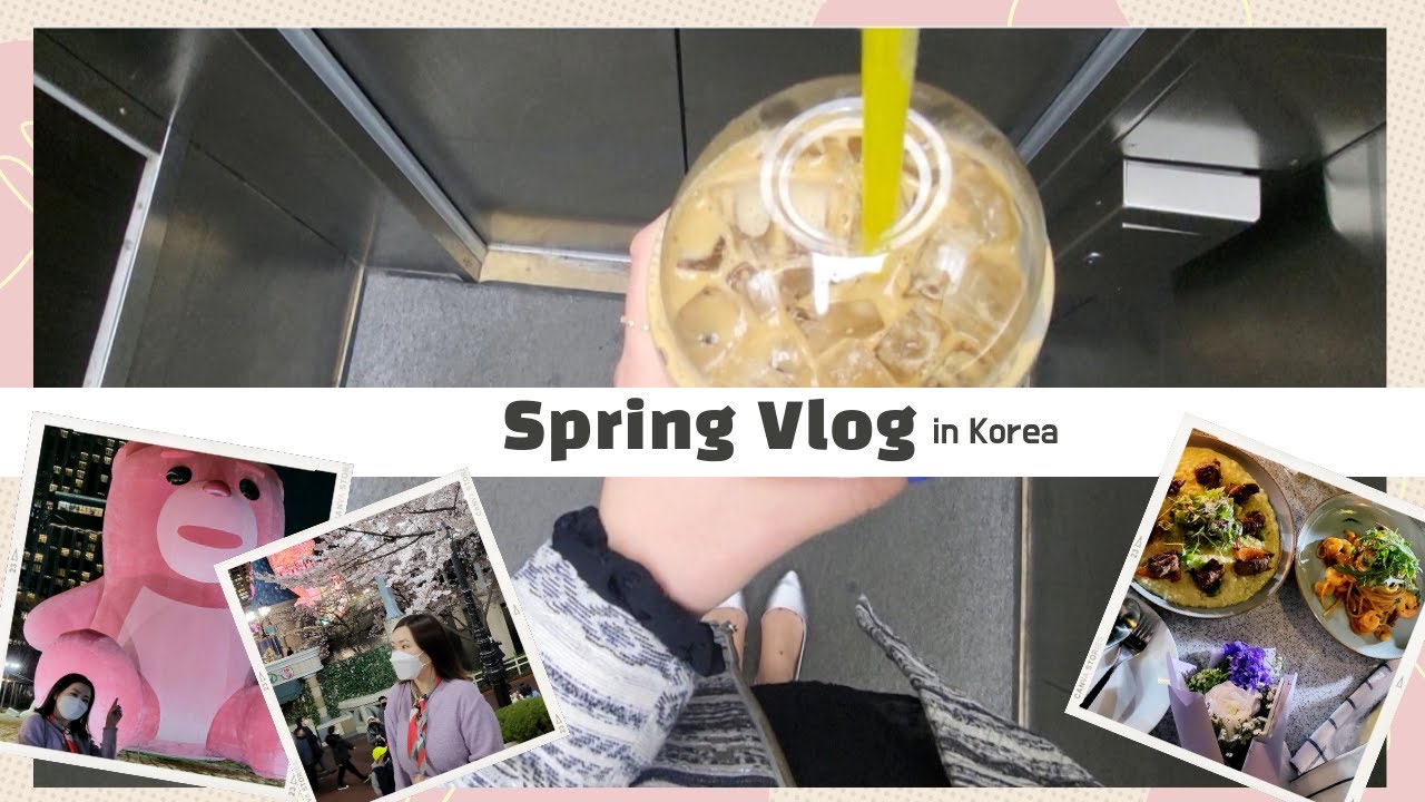 [СӨҮЛ ВЛОГ] Солонгос Дахь Хаврын Өдрүүд, Seeing Cherry Blossoms, & Bellygom in Jamsil, Hongdae Date