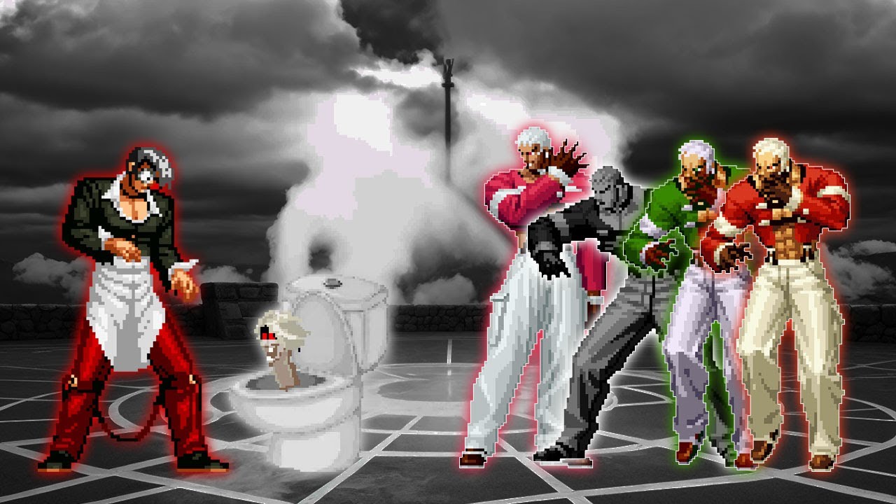 [KOF Mugen] Iori Crazy Vs Yashiro Team