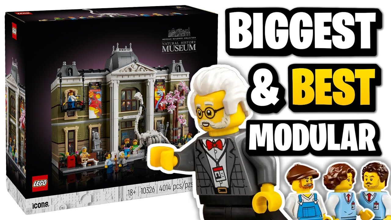 LEGO Natural History Museum OFFICIALLY Revealed - The BIGGEST & BEST Modular?