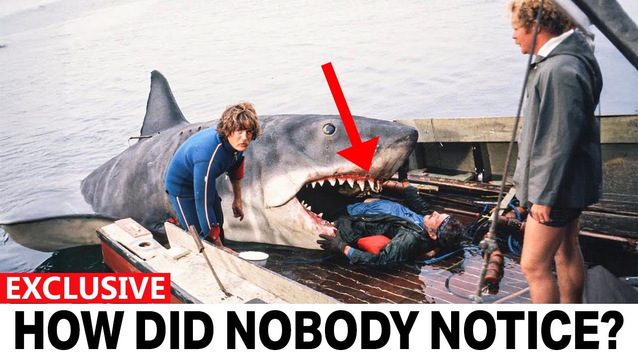This Scene Is Not Edited, Look Closer At This ''Jaws'' Mistake