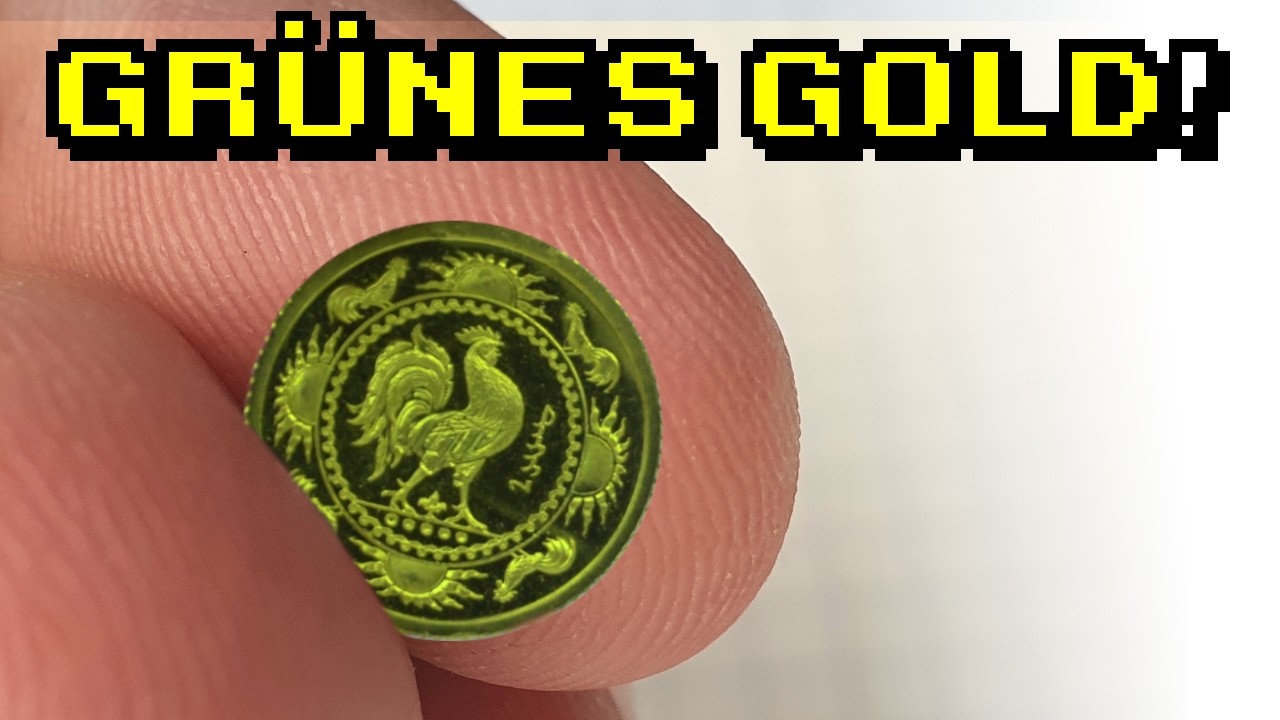 Grüngold ist echtes grünes Metall!