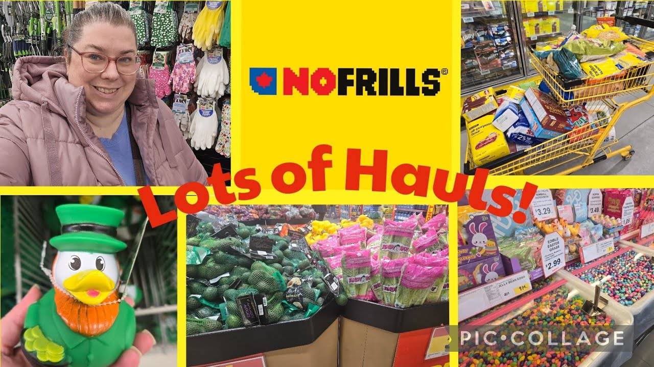 Busy day in town! Stocking up & shopping!  Dollarama, Bulk Barn & No Frills! 