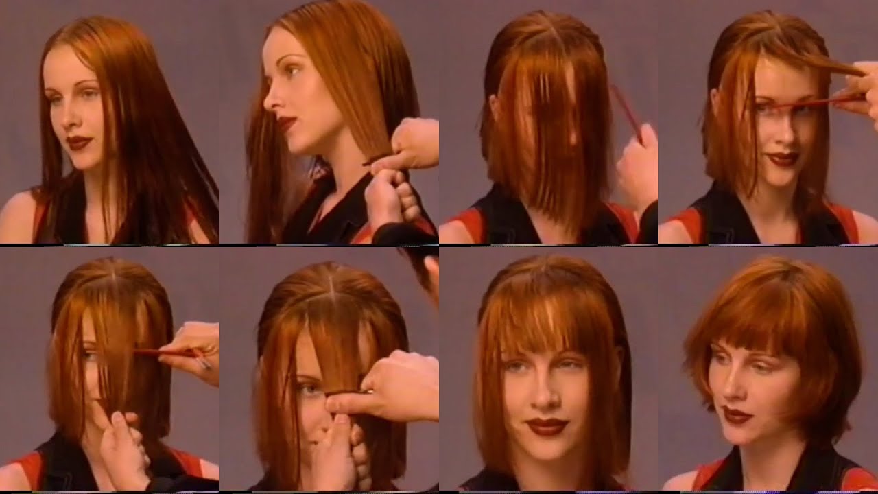 Changing Shapes 2 - Long to Choppy Bob with Bangs