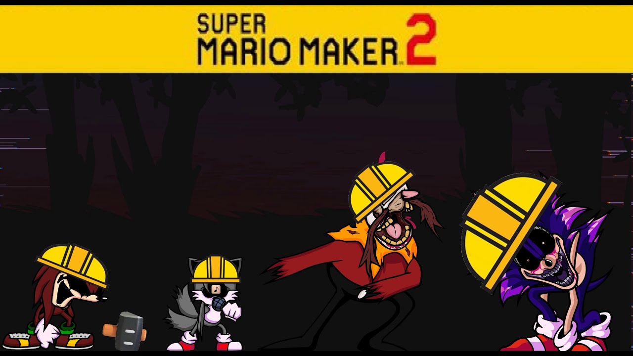 triple trouble but the vocals are replaced with mario maker 2 music blocks and sound effects
