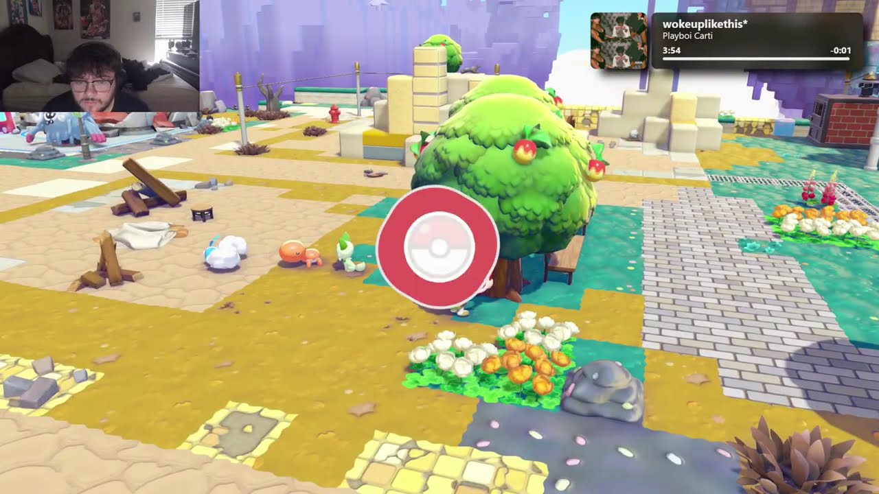 Chilling playing Pokemon Pokopia! Say whats up!