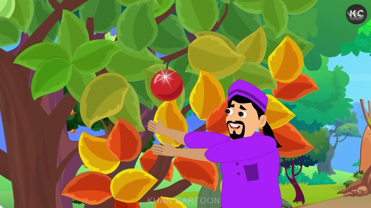Tree Trunk Mystery | Pashto Cartoon Story | Educational & Moral Animation 2025
