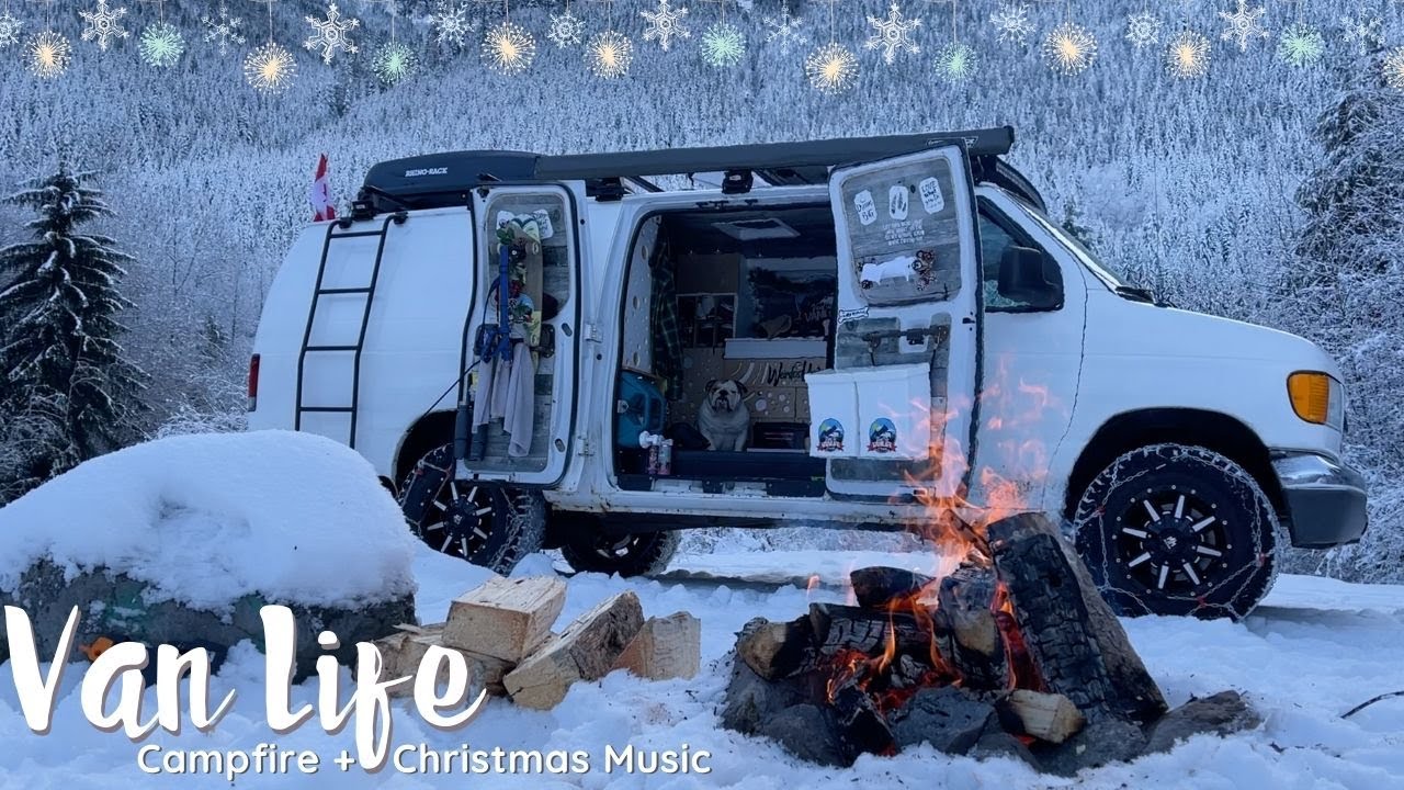 Van Life Holiday Campfire + Christmas Music