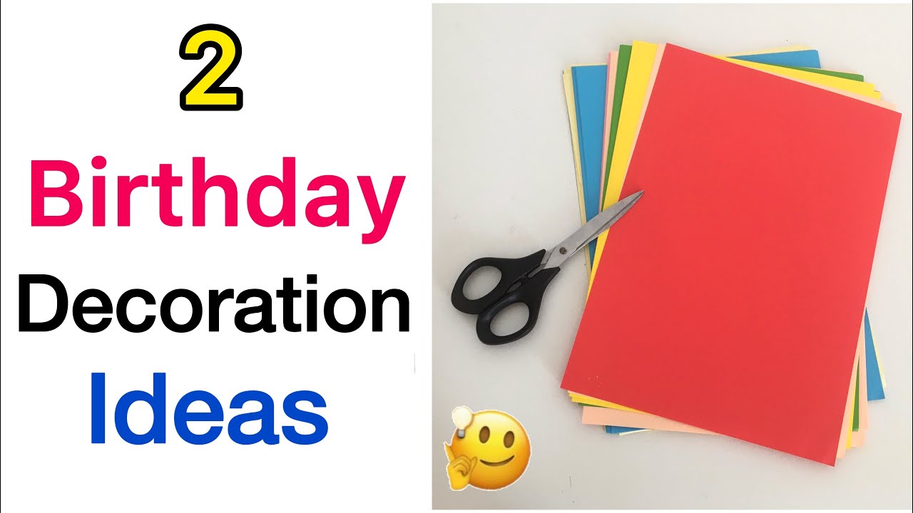 2 Birthday decoration ideas at home |Easy ideas for birthday decorations |Valentines Day Decor Ideas