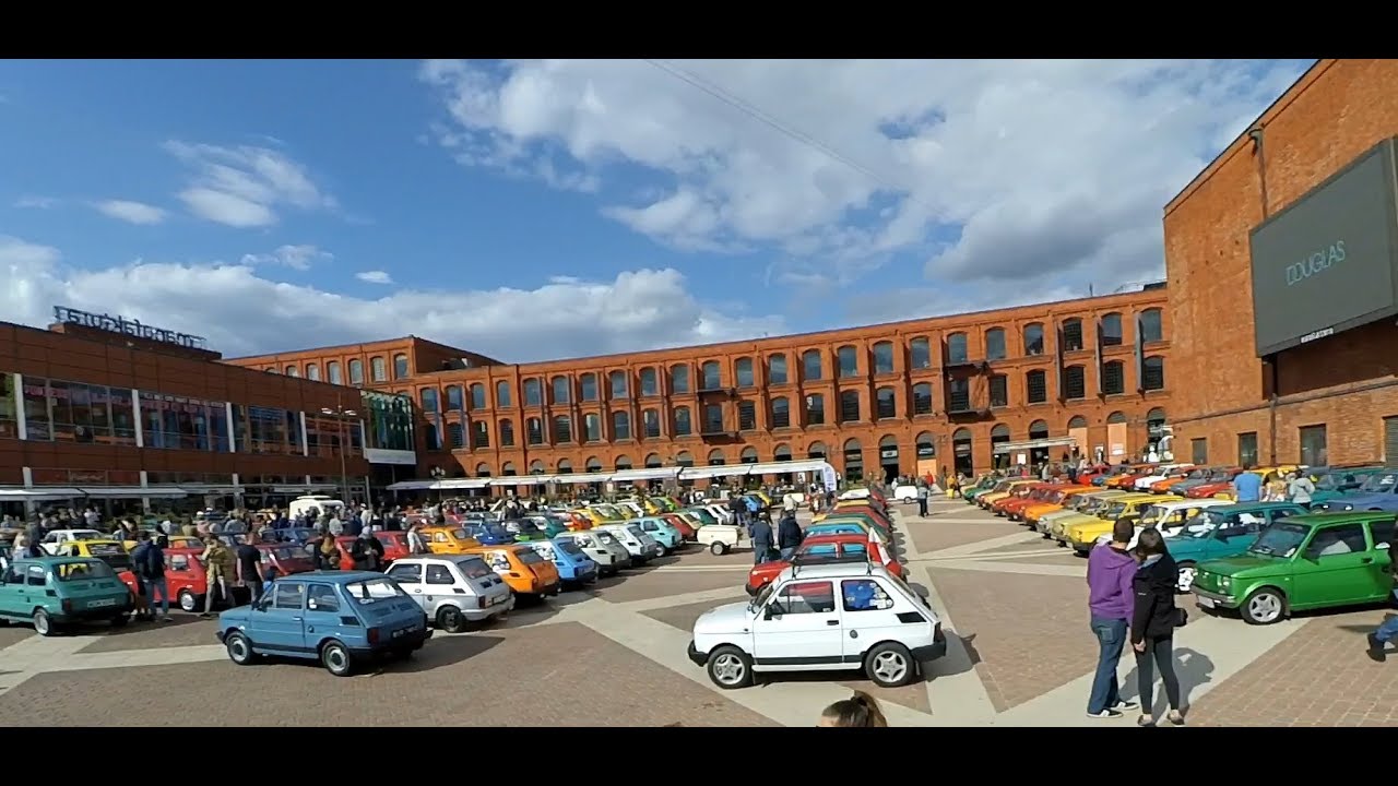 Zlot maluch&oacute;w 18tka Fiata 126p Motodrom & Manufaktura Ł&oacute;dź