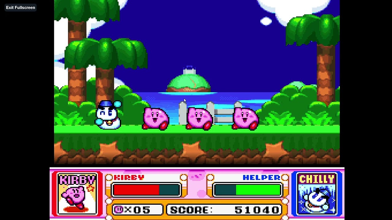 glitch in kirby super star
