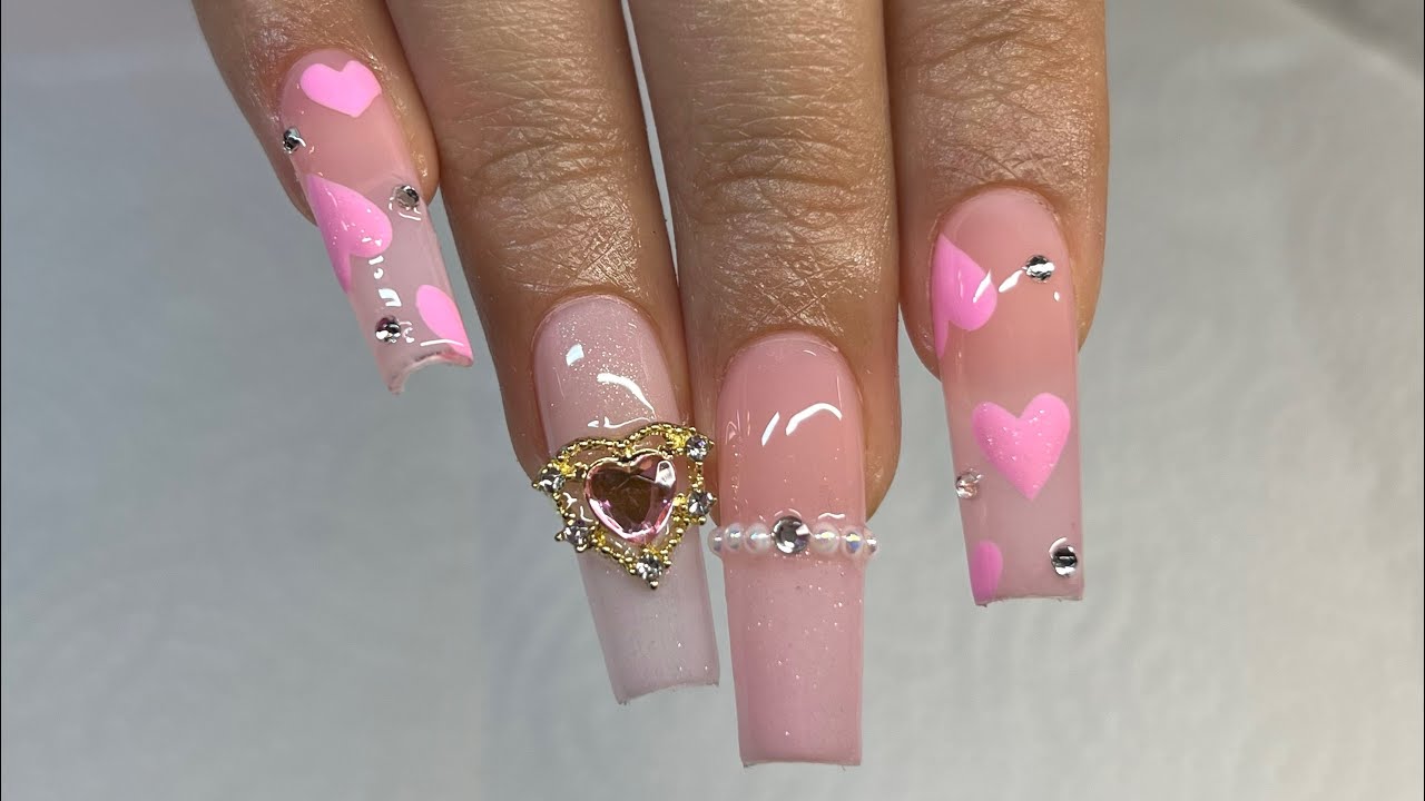 Valentine’s Day Nails | Gel X Nails Tutorial