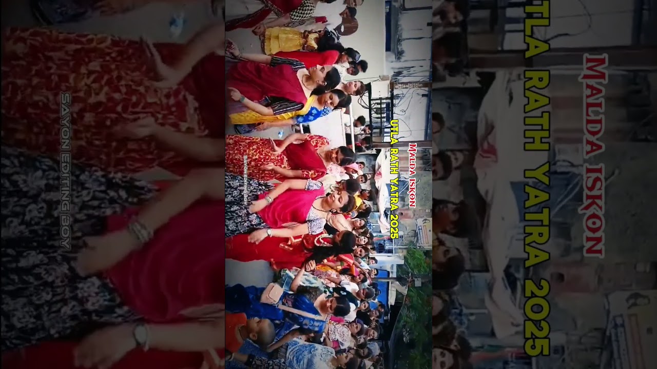 Malda iskon ulta rath yatra 2025