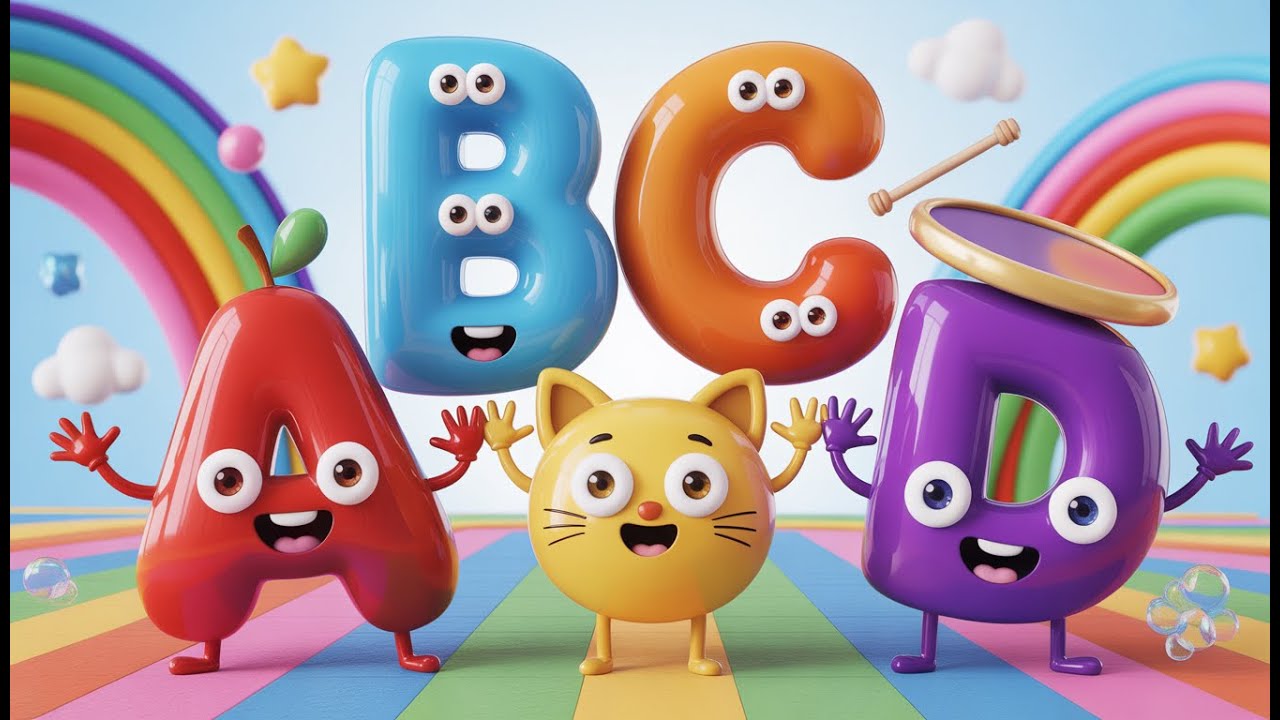 A for Apple 🍎 | ABCD Rhymes for Kids | Learn Alphabets | SK Studio Rhymes #kidsrhymes #abcd