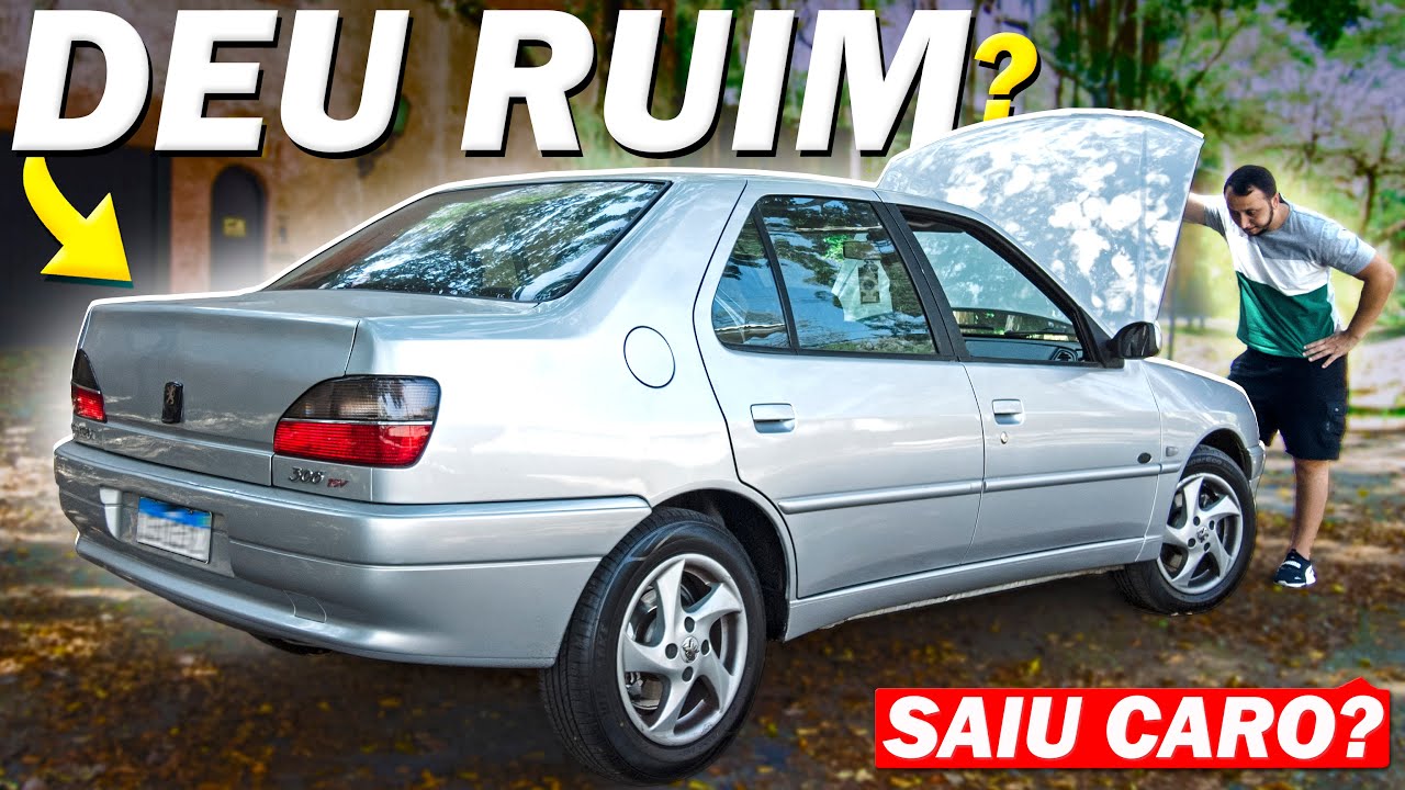 FERVEU?🔥 PROBLEMAS de TEMPERATURA no PEUGEOT 306 😡 #7