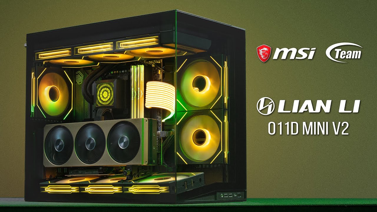 Gaming PC Build | Lian Li O11D MINI V2 + Ryzen 7 9800X3D + MSI GeForce RTX 5070 + B850