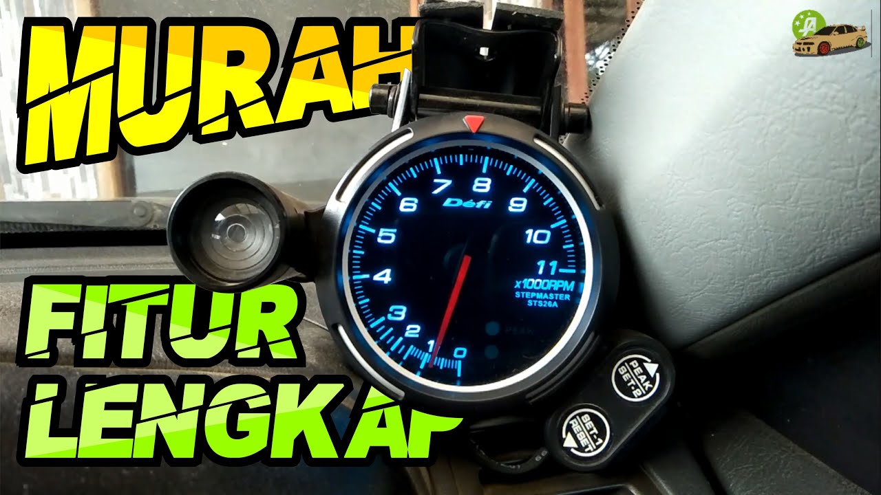 Tutorial Setting Fitur Tachometer Defi BF